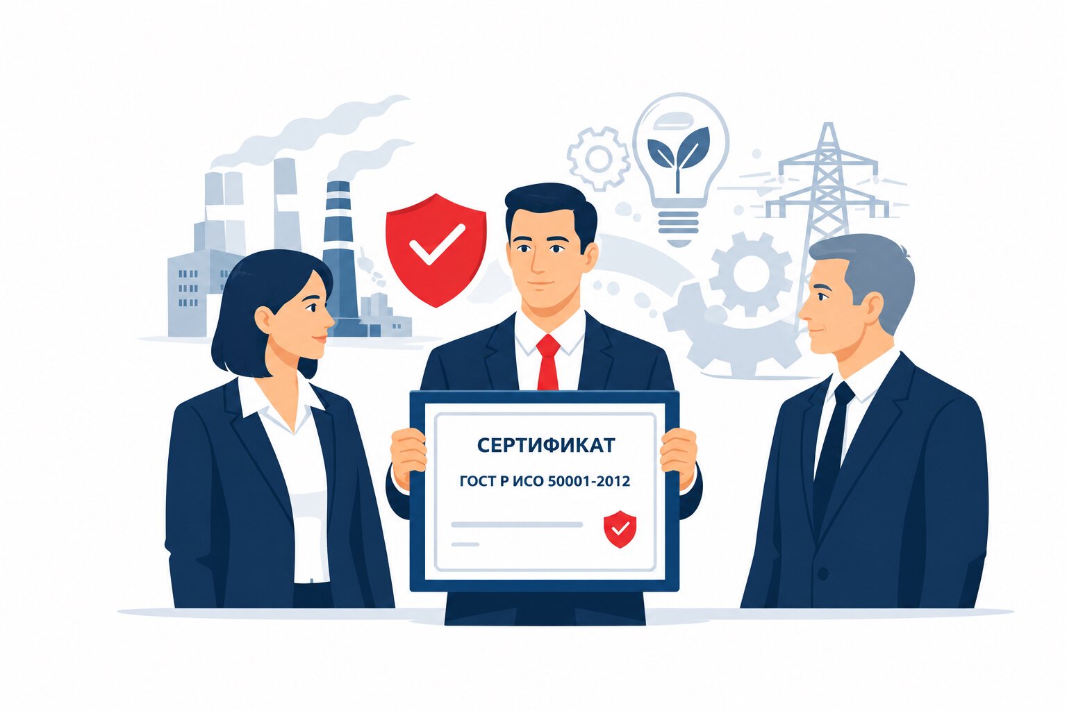 Оформление сертификата ГОСТ Р ИСО 50001-2012 в Тихорецке и по всему Тихорецкому району Краснодарского края