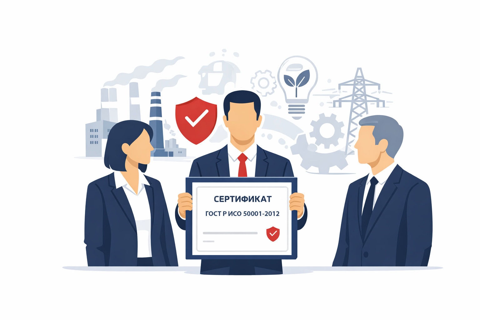 Оформление сертификата ГОСТ Р ИСО 50001-2012 в Тихорецке и по всему Тихорецкому району Краснодарского края